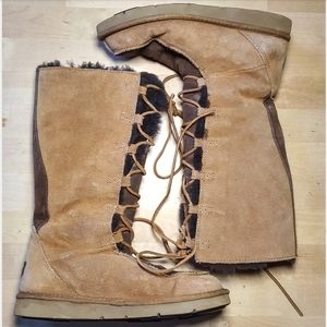 Ugg Lace Up Shearling Boots